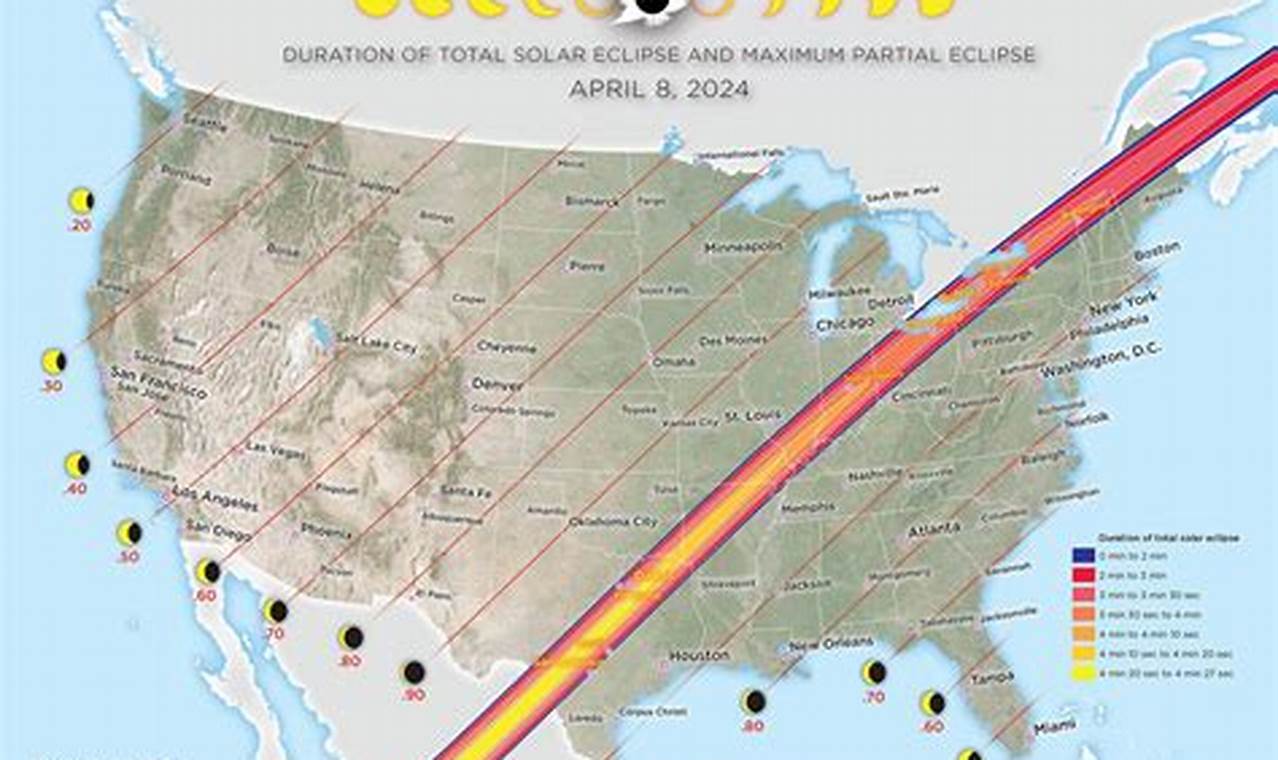 April 2024 Solar Eclipse Time Of Day Usa