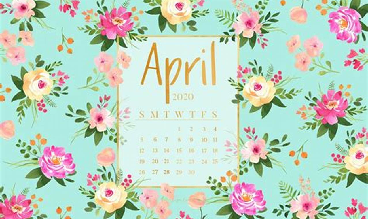 April 2024 Wallpaper Calendar