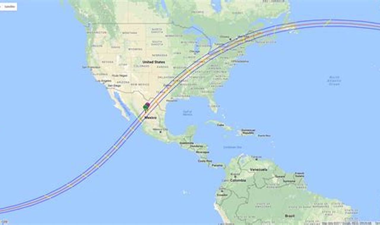 April 8 2024 Eclipse Path Interactive Map Live Feed