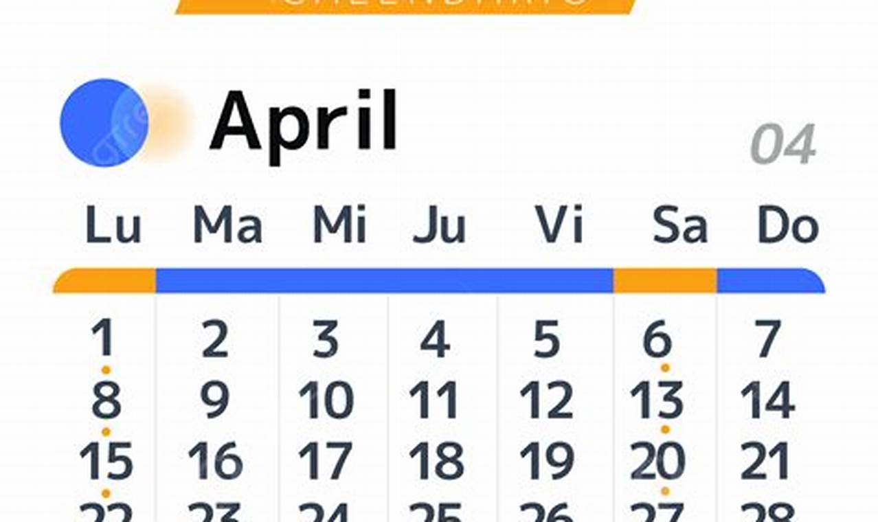 April Holidays 2024 Spain