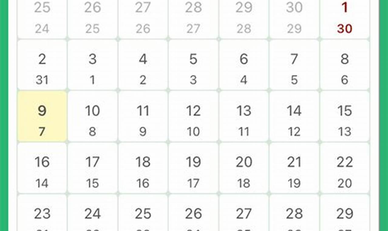 Arabic Calendar Iphone