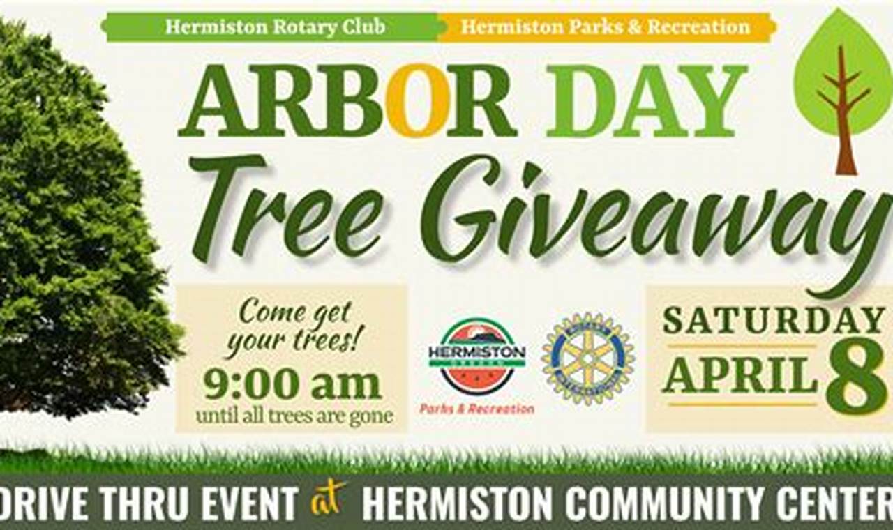 Arbor Day Tree Giveaway 2024