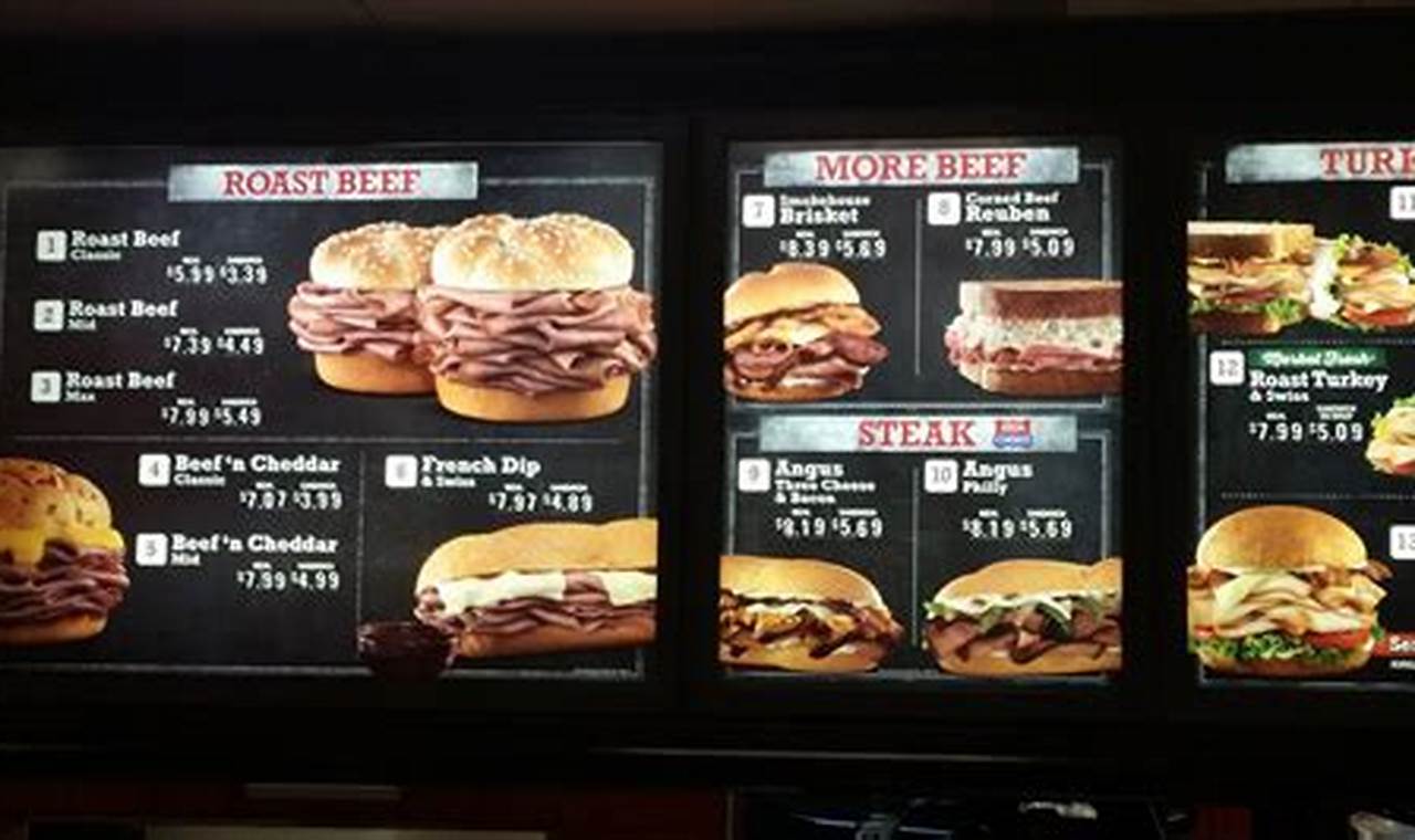 Arby's Specials July 2024