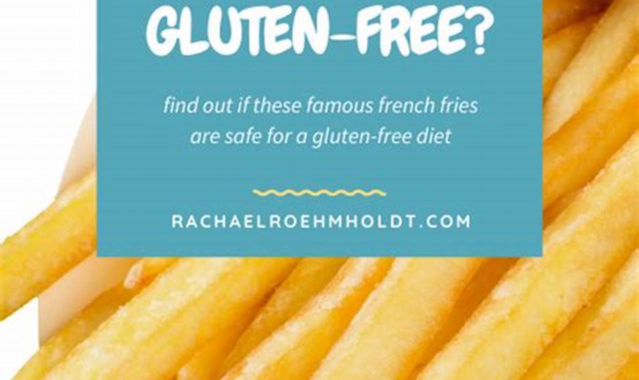 Are Mcdonald's Fries Gluten-Free 2024