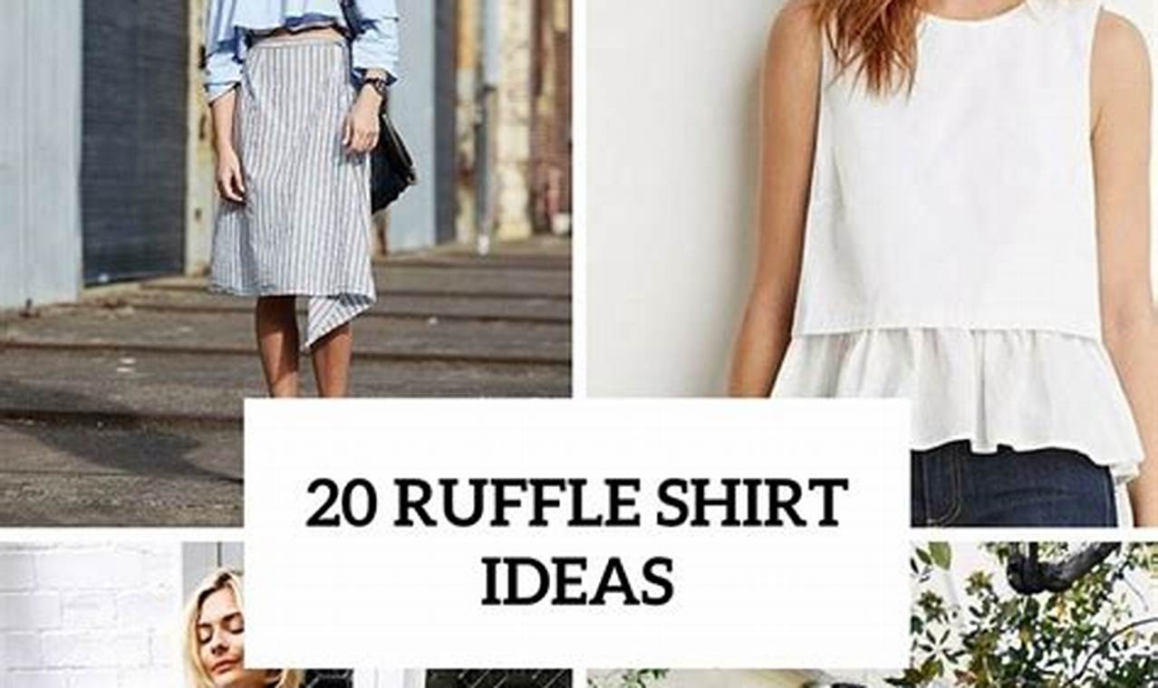 Are Ruffled Shirts In Style 2024