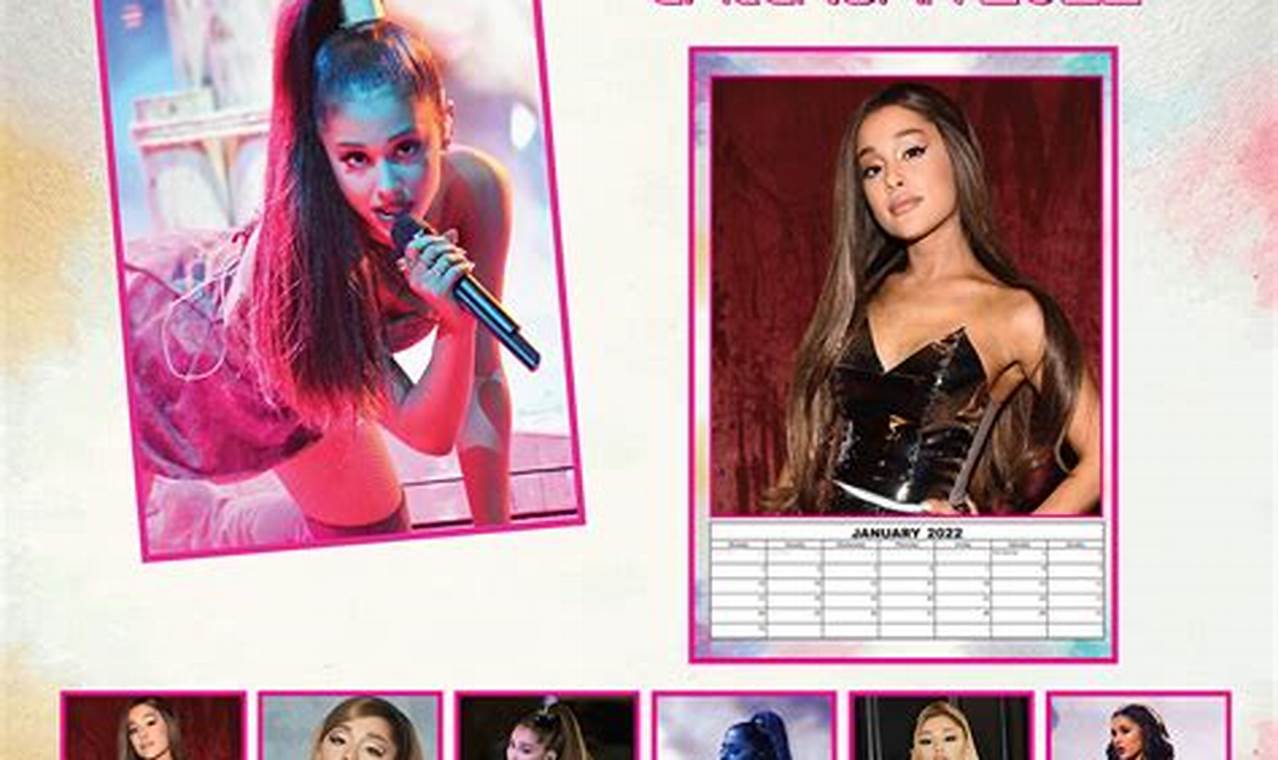 Ariana Grande April 2024 Calendar