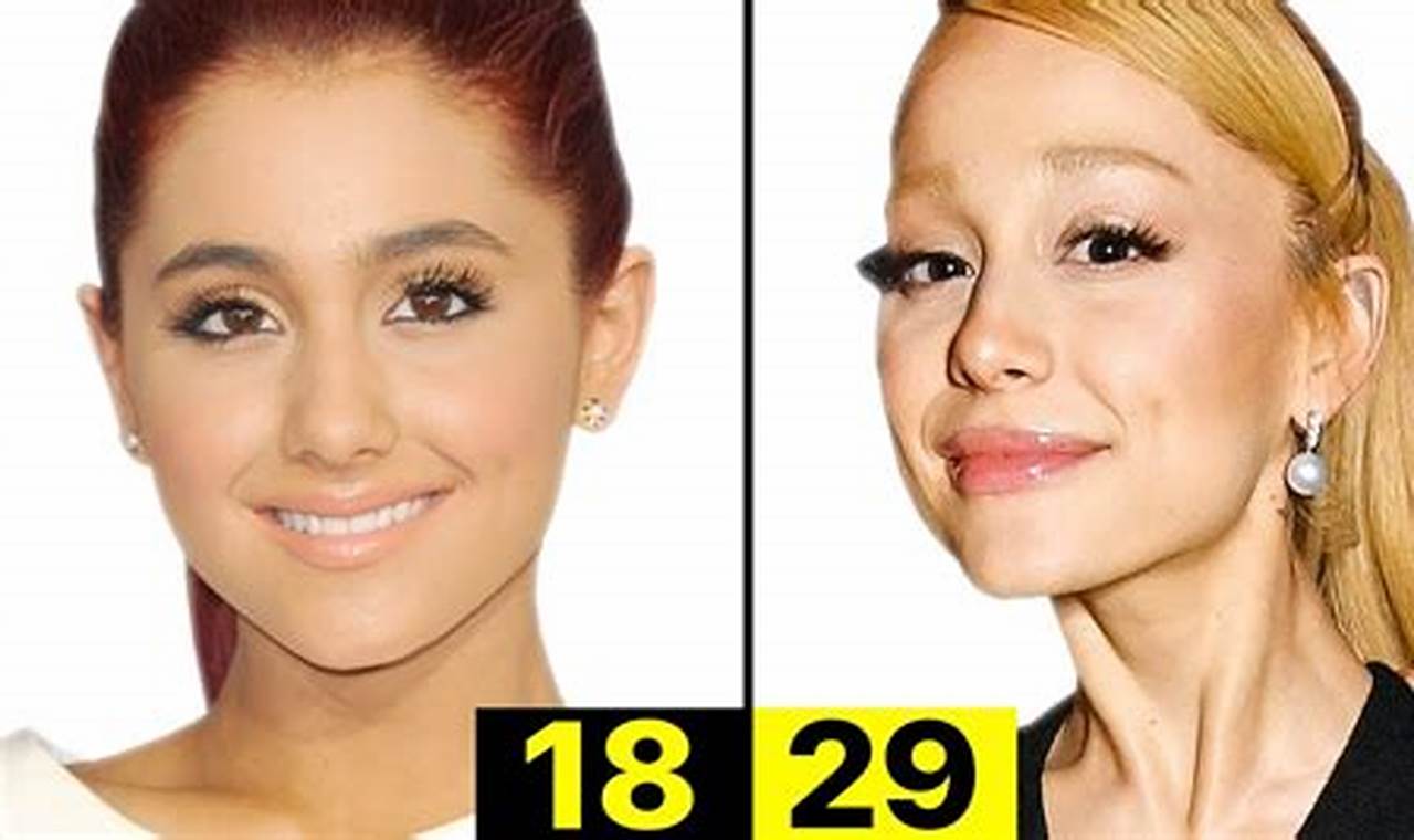 Ariana Grande Face 2024
