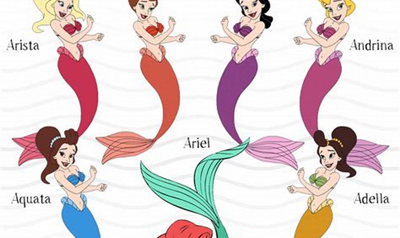 Ariel's Sisters 2024 Names