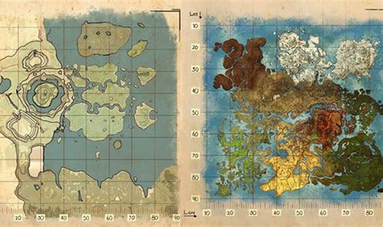 Ark Map Size Comparison 2024