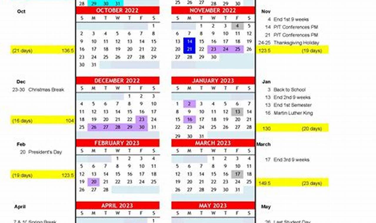 Arlington County School Calendar 2024-24