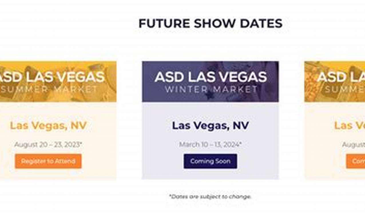 Asd Las Vegas 2024 Registration