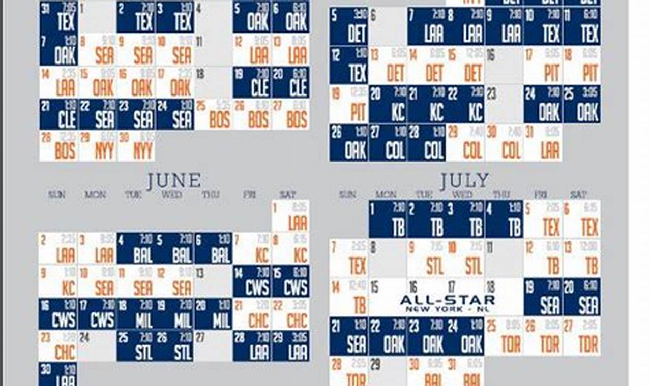 Astros Game Schedule 2024