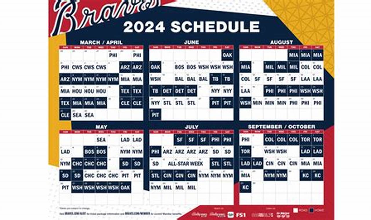 Atlanta Braves 2024 Schedule