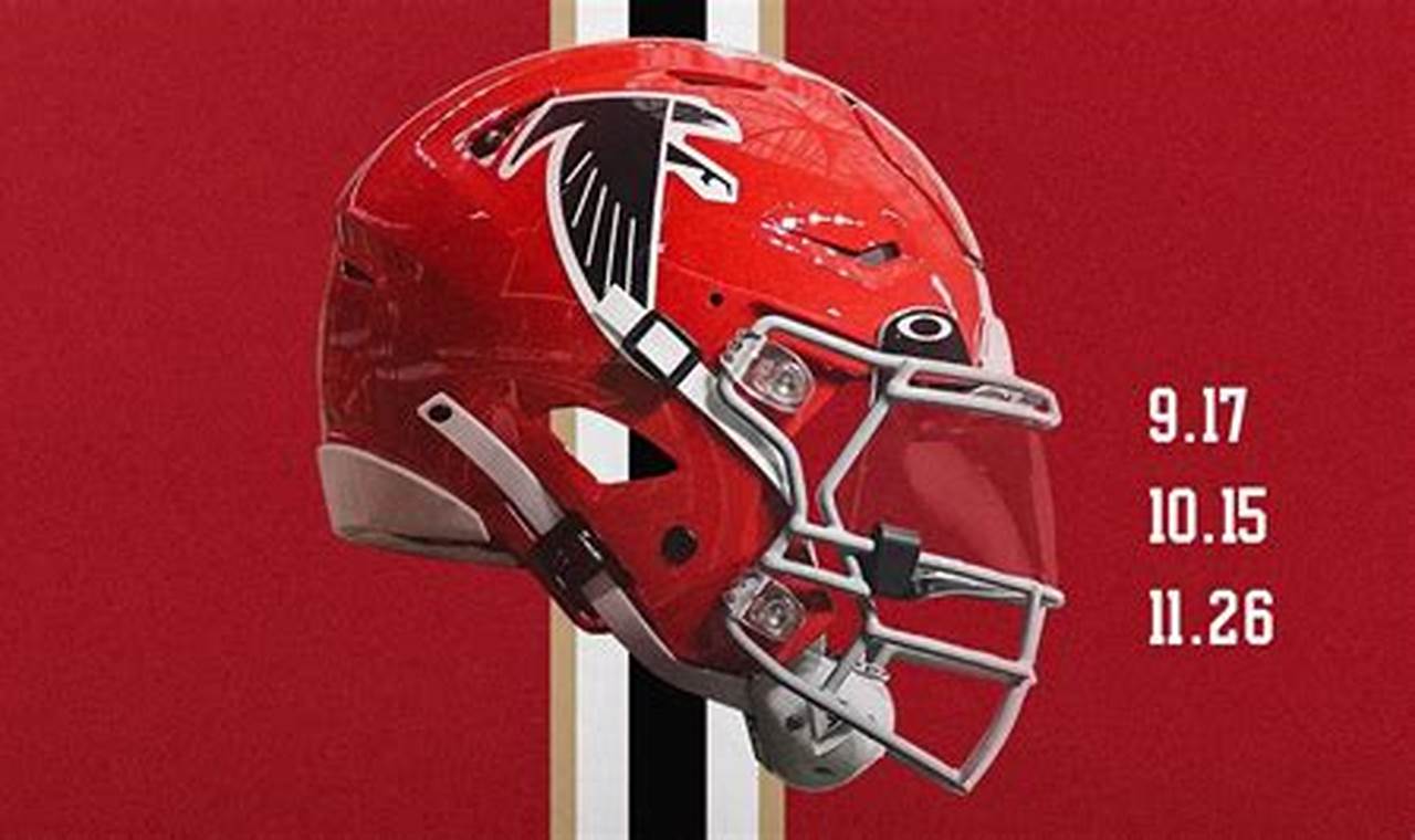 Atlanta Falcons Helmet 2024