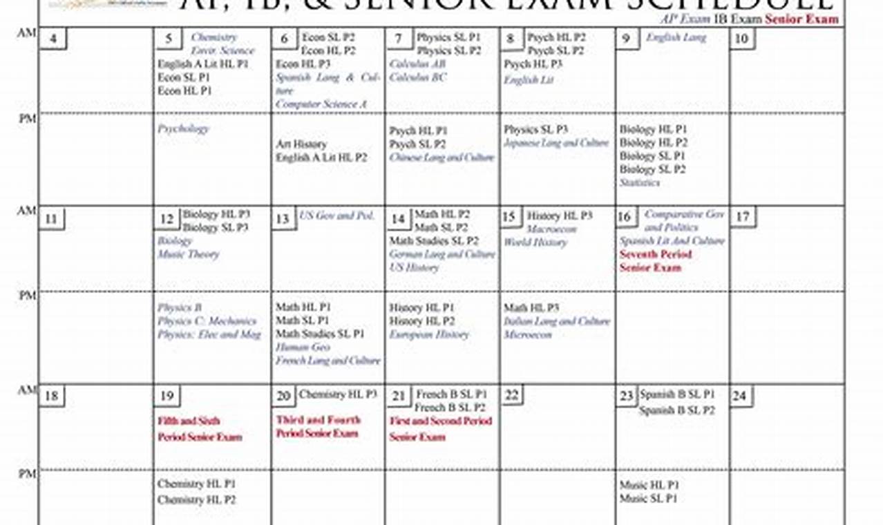 Auburn Final Exam Schedule Spring 2024