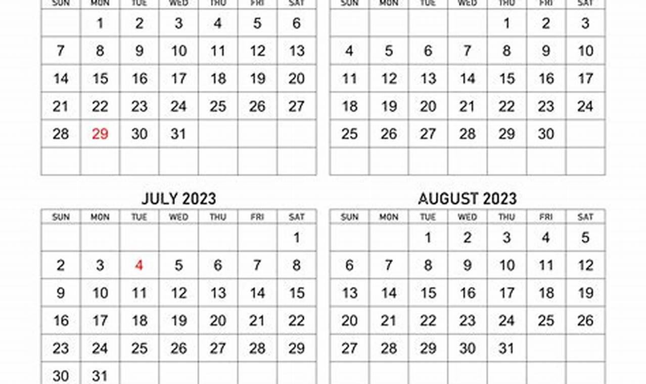 August 2023 Through May 2024 Calendar Printable Free Pdf