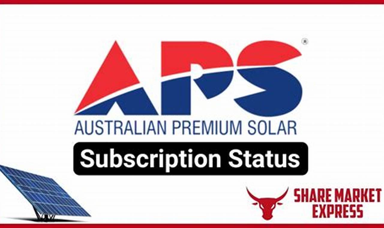 Australian Premium Solar Ipo Subscription