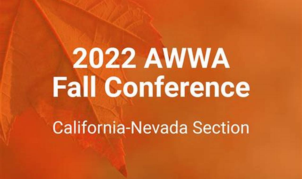 Awwa Fall Conference 2024