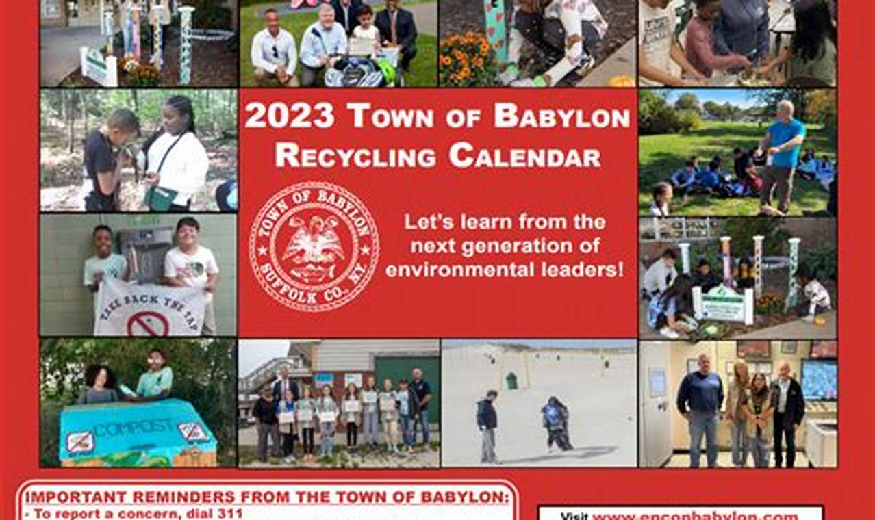Babylon Recycle Calendar 2024
