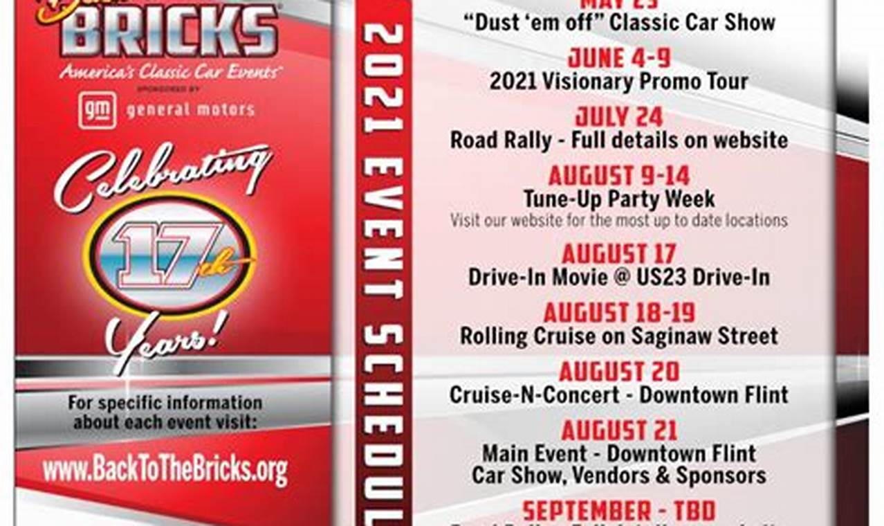 Back To The Bricks 2024 Schedule