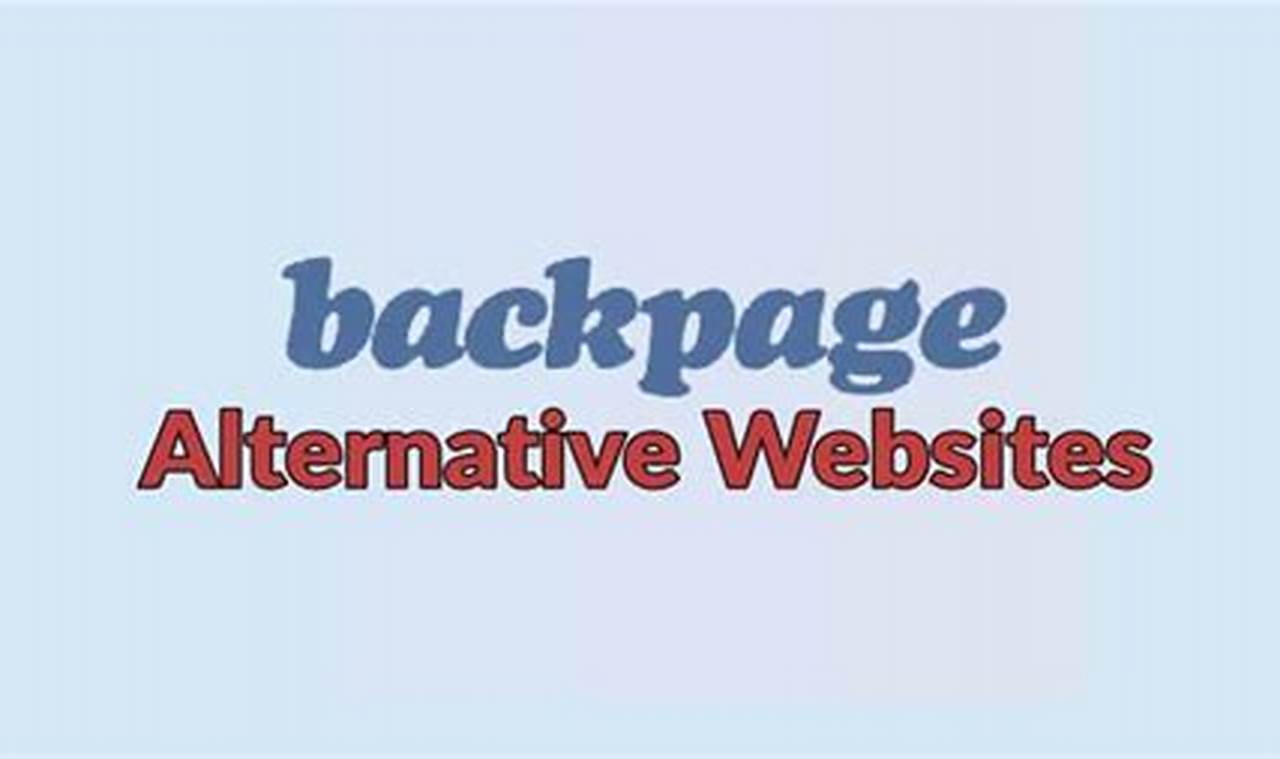 Backpage Alternative Websites 2024