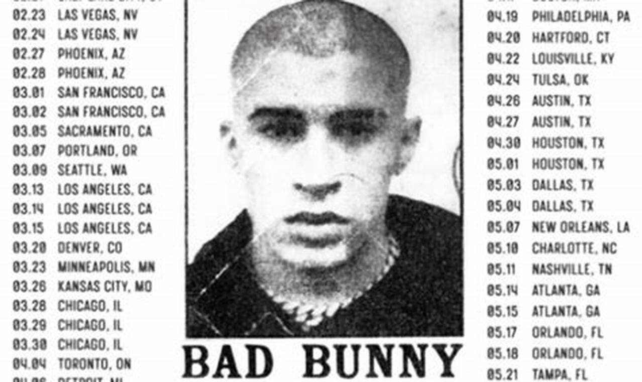 Bad Bunny Tour 2024