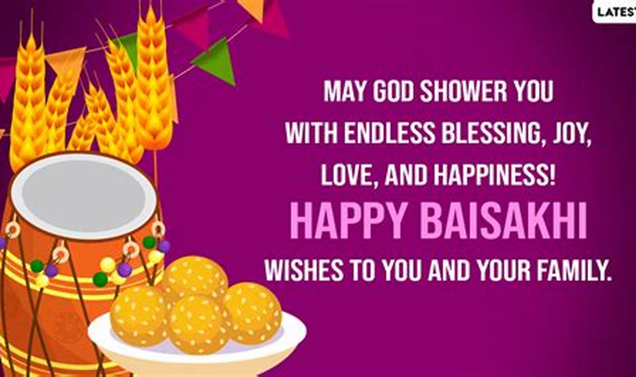 Baisakhi Wishes In English