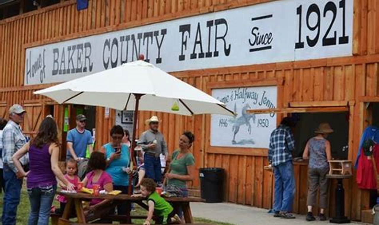 Baker County Fair 2024 Schedule