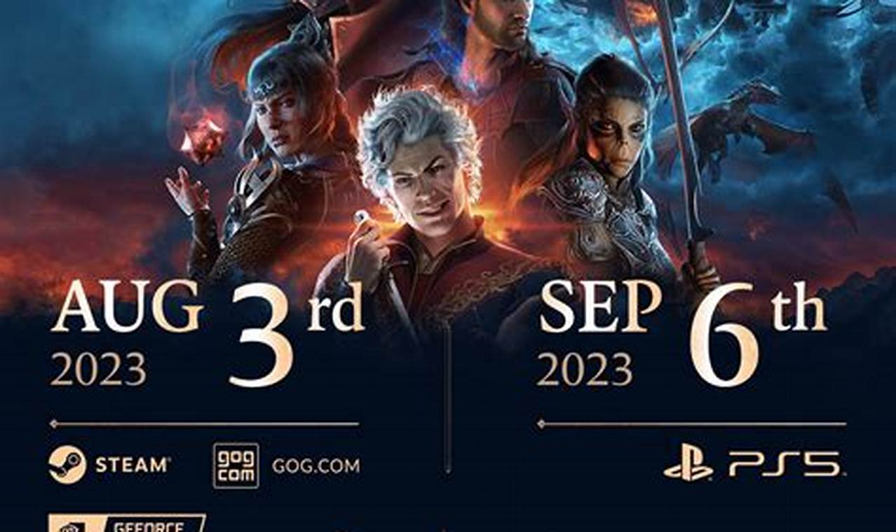 Baldur's Gate Release Date 2024