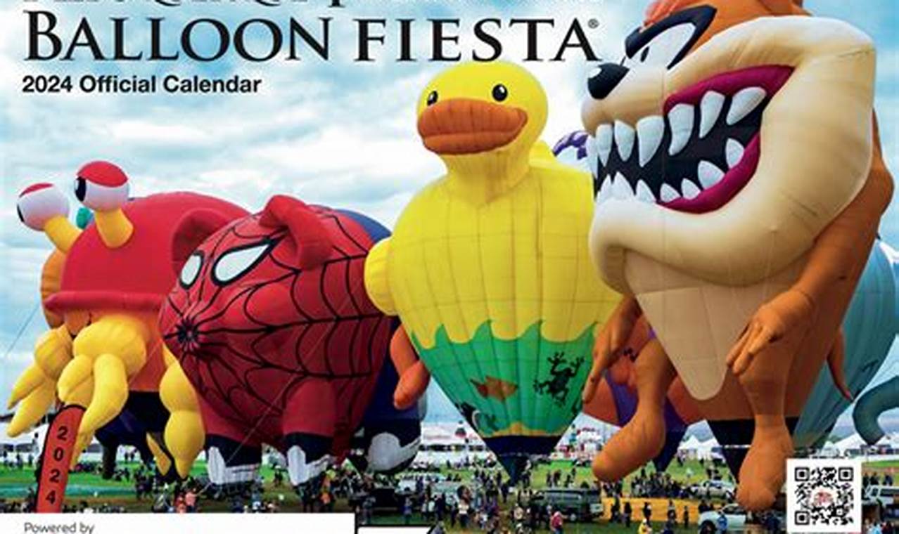 Balloon Fiesta 2024 Calendar
