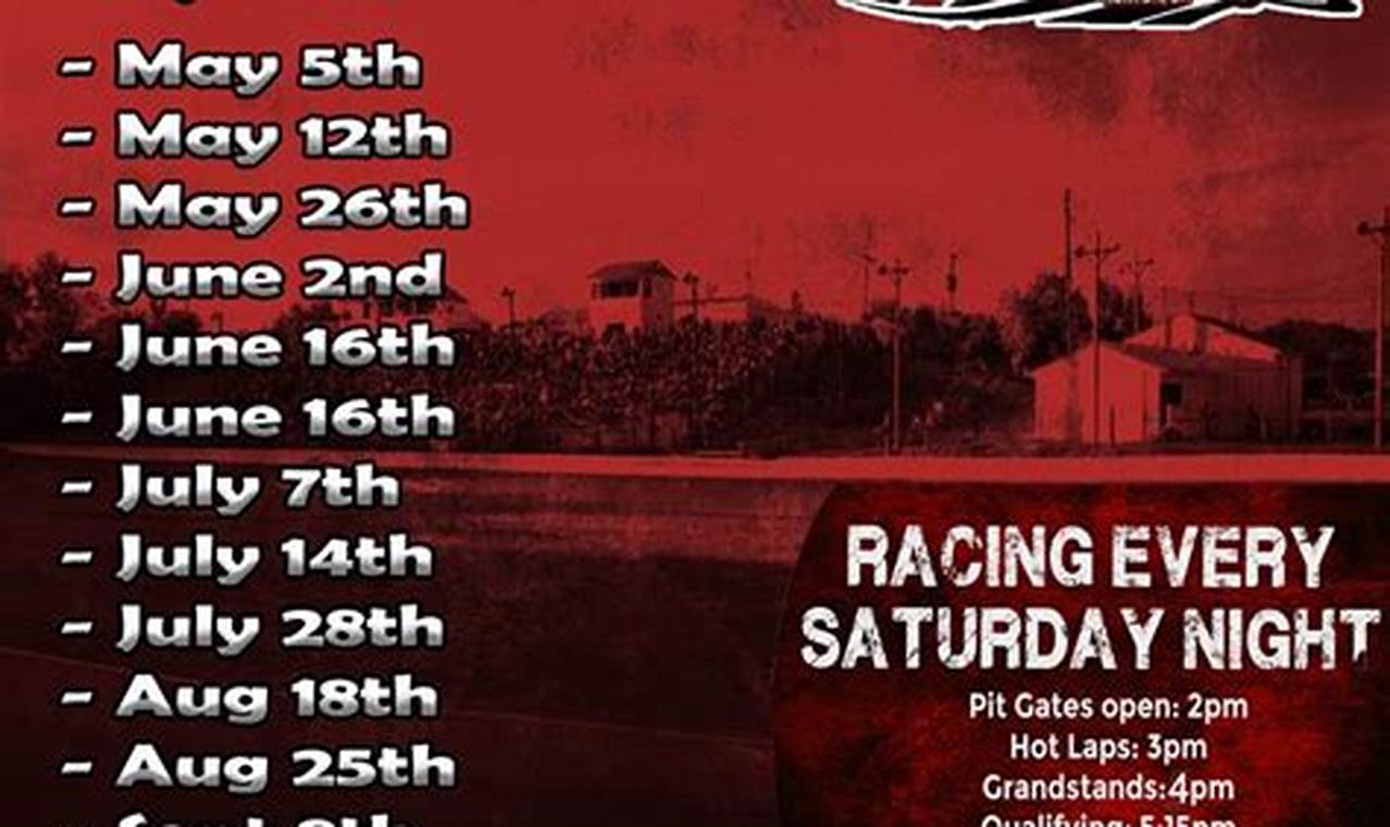 Barberton Speedway Schedule 2024