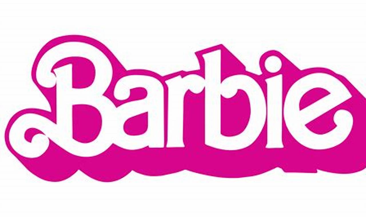 Barbie Movie Logo Png 2024