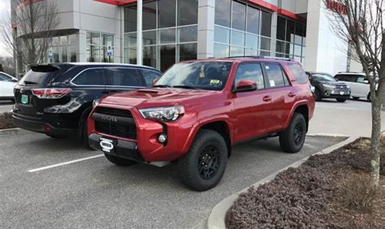 Barcelona Red 4runner 2024