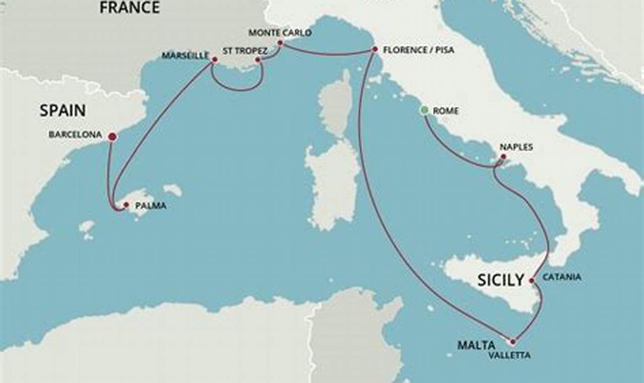 Barcelona To Rome Cruise 2024