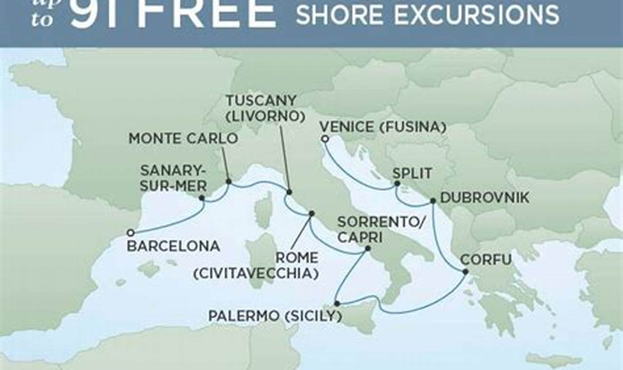 Barcelona To Venice Cruises 2024