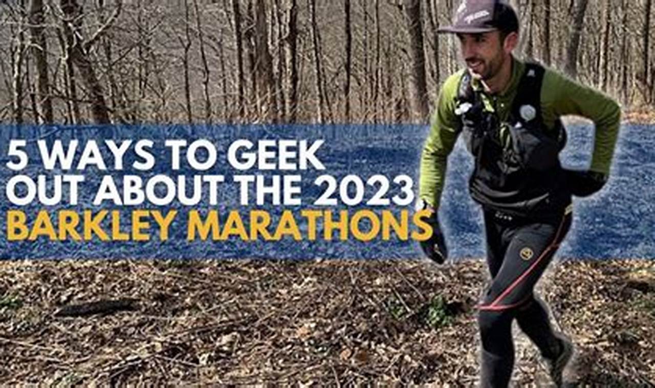 Barkley Marathons 2024 Calendar