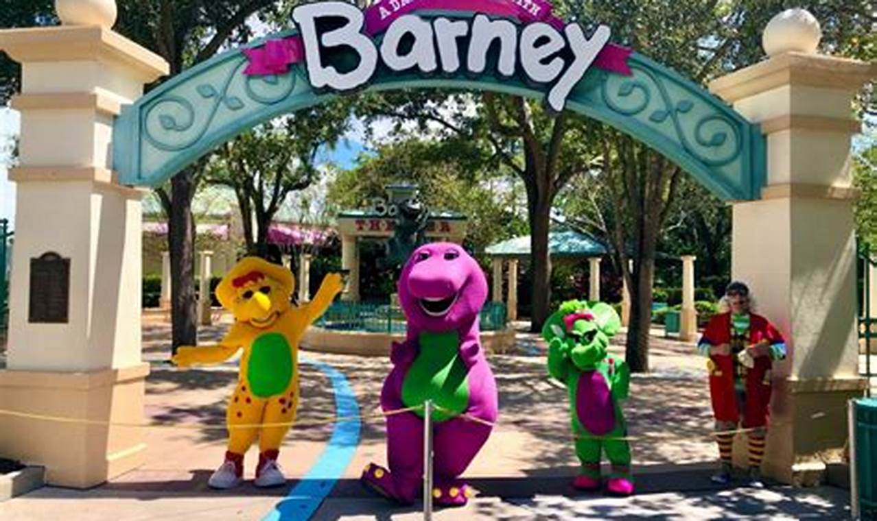 Barney Universal Studios 2024