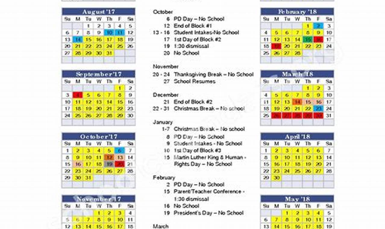 Basking Ridge School Calendar