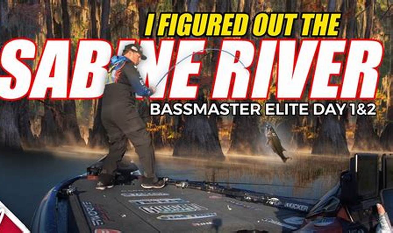 Bassmaster Elite Sabine River 2024 Live
