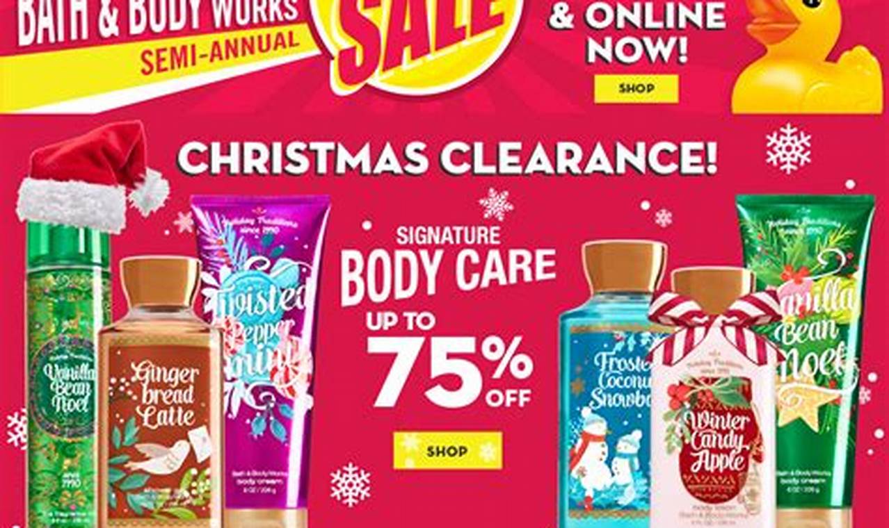 Bath & Body Works Semi Annual Sale 2024