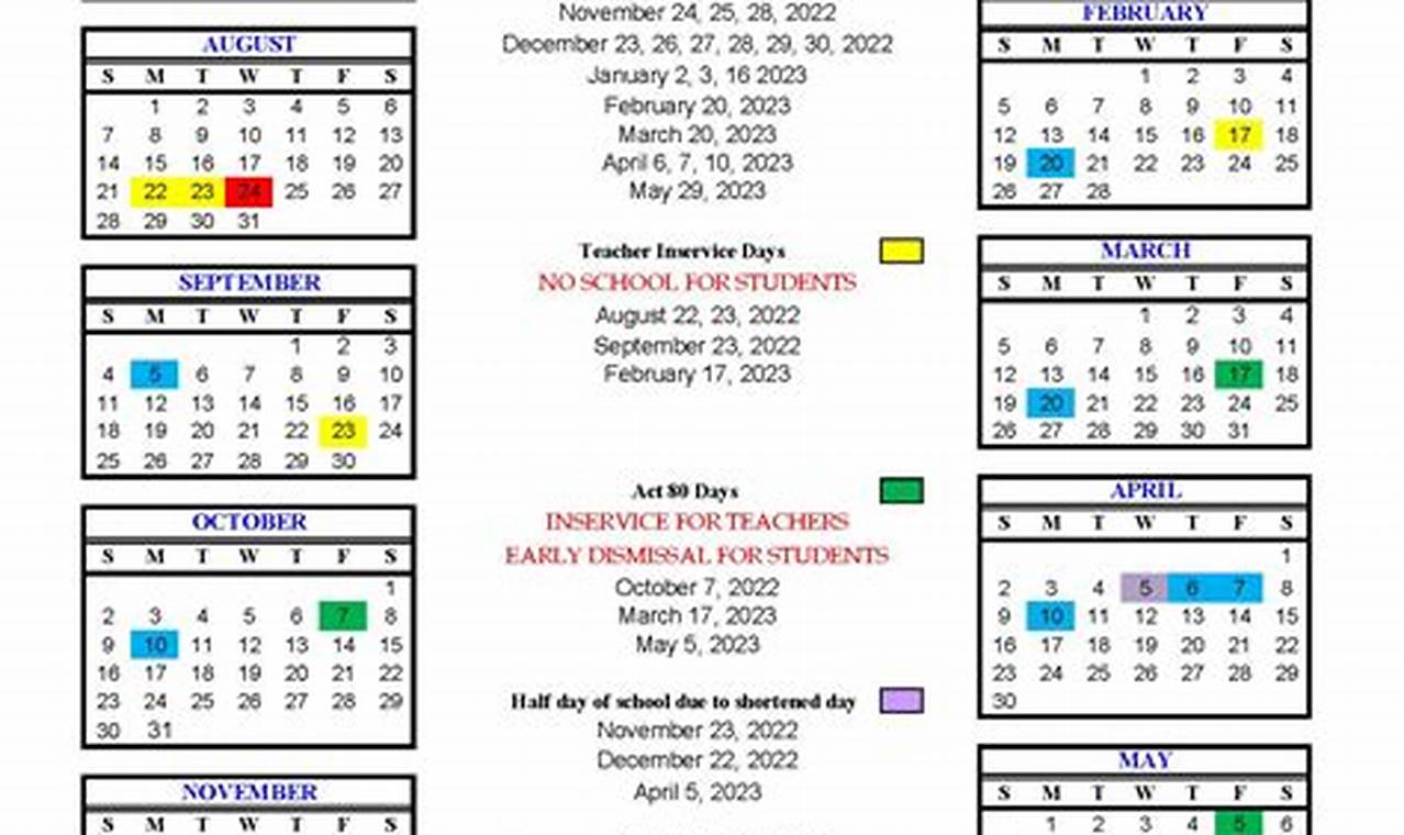 Bay Area School Calendar 2024-2025