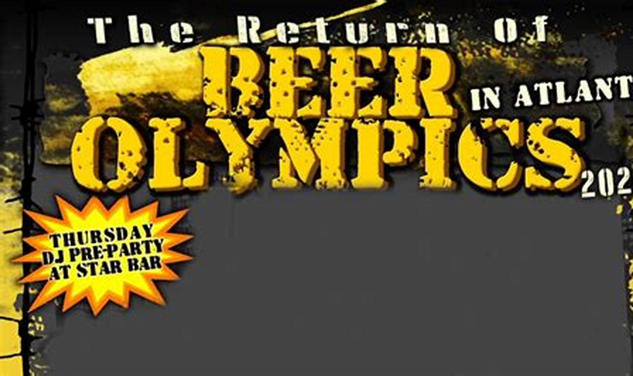 Beer Olympics 2024