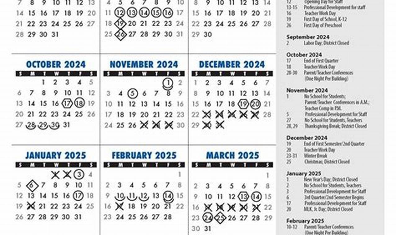 Bellingham School District Calendar 2024-202524 2025