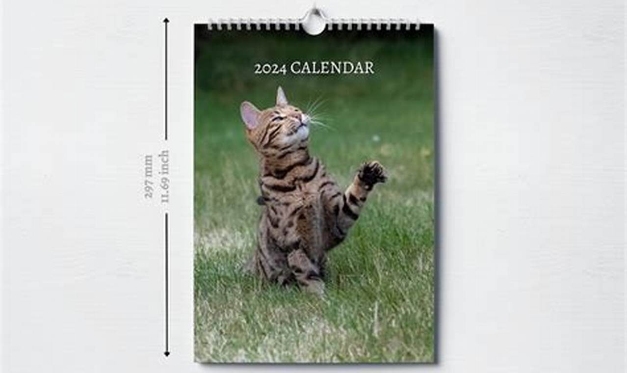 Bengal Cat Calendar 2024