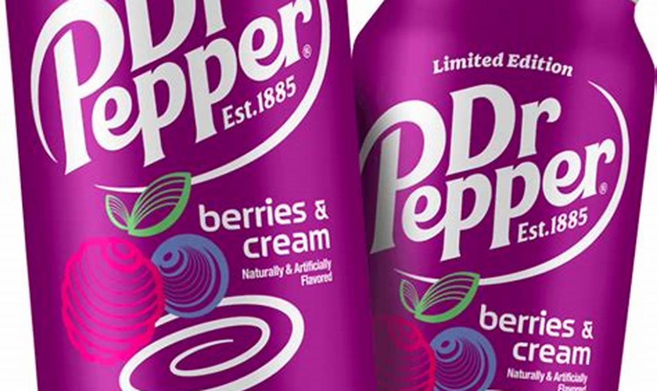 Berry And Cream Dr Pepper