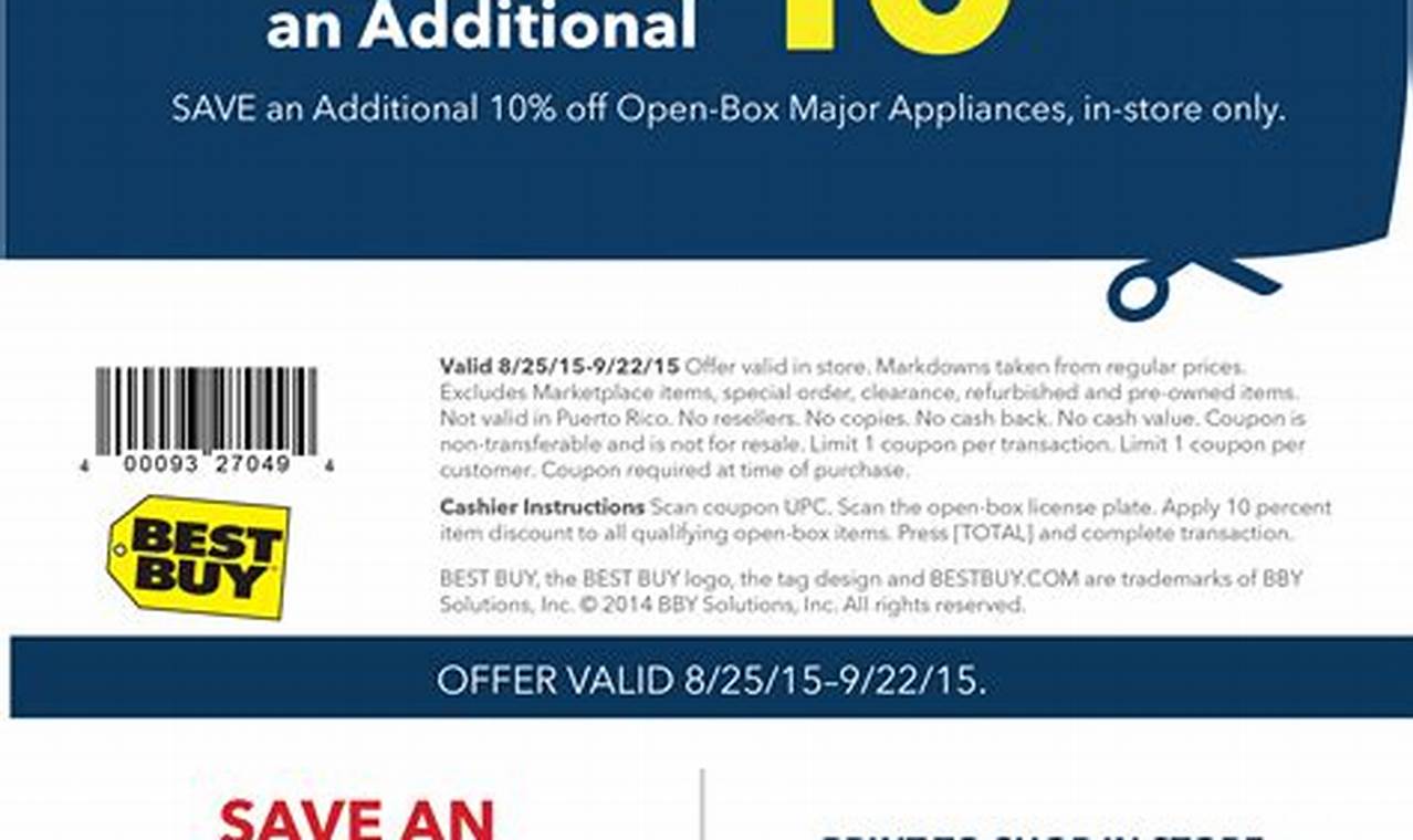 Best Buy In Store Coupons 2024