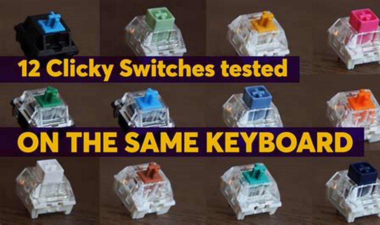 Best Clicky Switches 2024