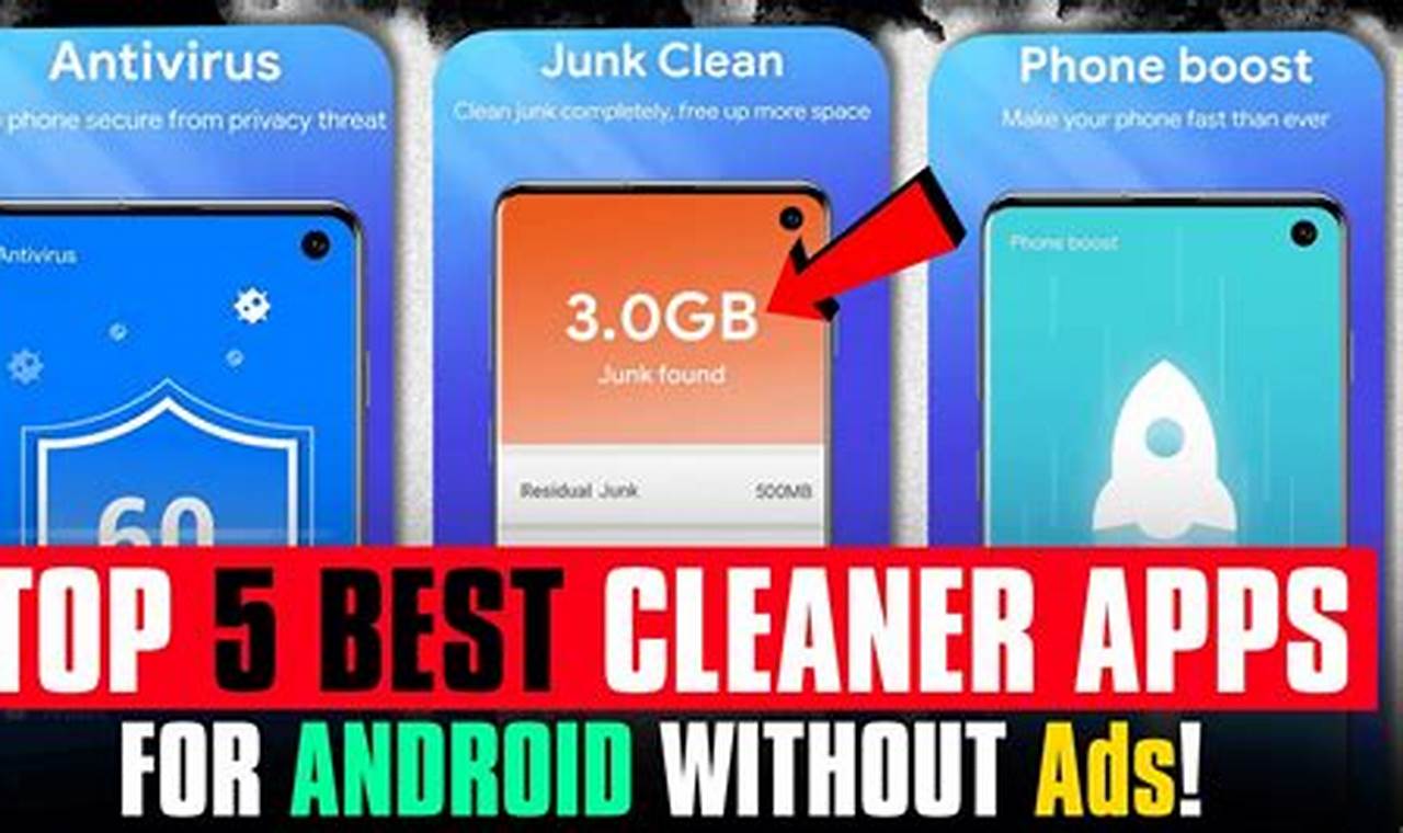 Best Free Android Cleaner App Without Ads 2024