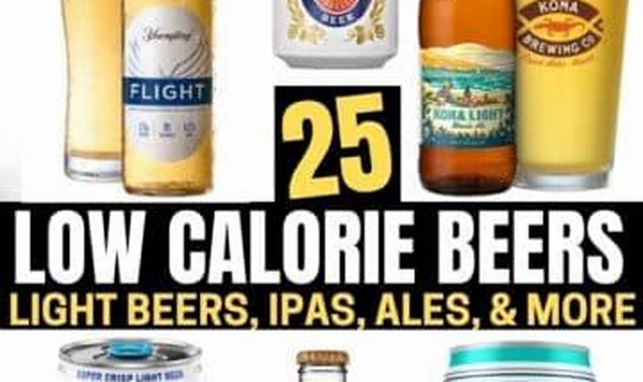 Best Low Calorie Beers 2024