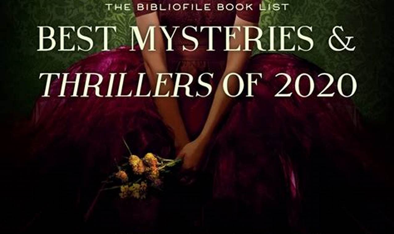 Best Mystery Thriller Books Of 2024